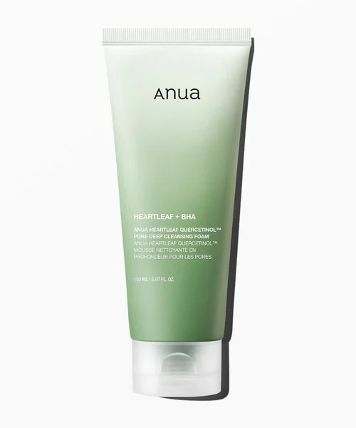 ANUA HEARTLEAF QUERCETINOL PORE DEEP CLEANSING FOAM