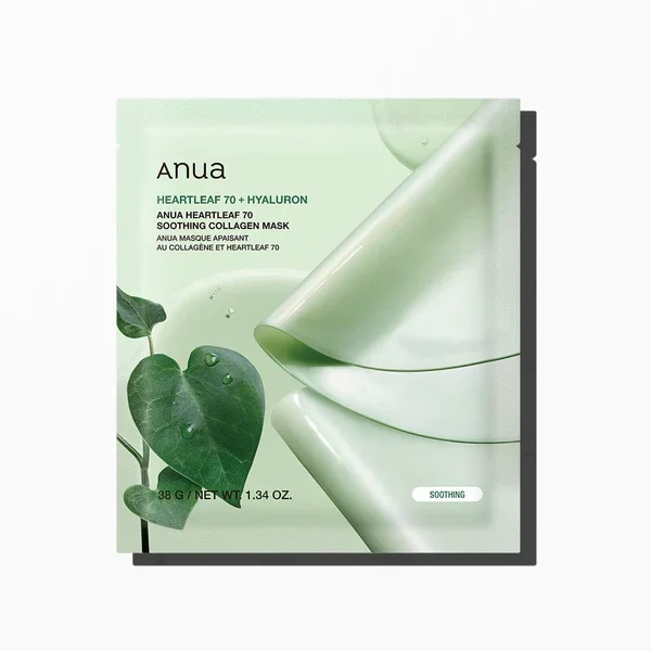 ANUA HEARTLEAF 70 SOOTHING COLLAGEN MASK