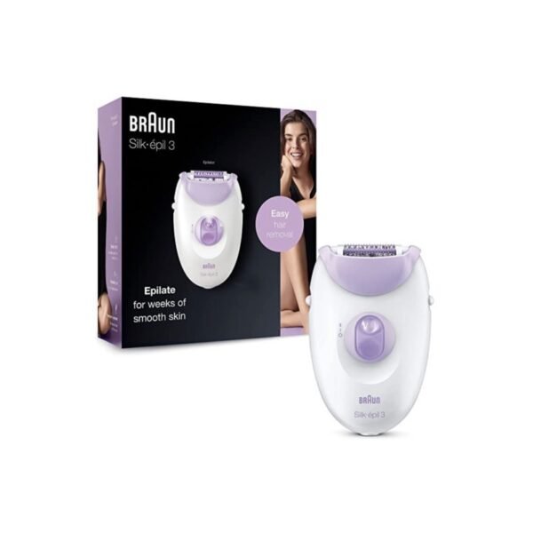 BRAUN SILK EPIL 3 HAIR REMOVAL EPILATOR