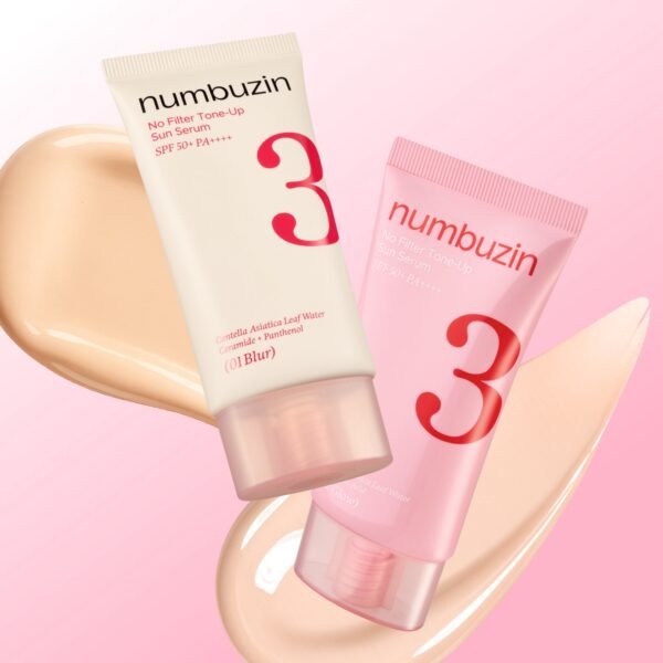Numbuzin No.3 No Filter Tone-Up Sun Serum SPF50+ PA++++