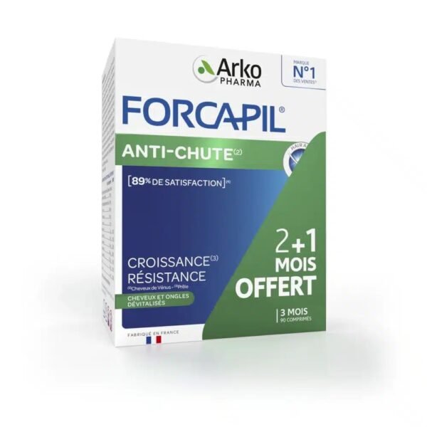 Arkopharma Forcapil Anti-Chute Promo Pack (90 Tablets)