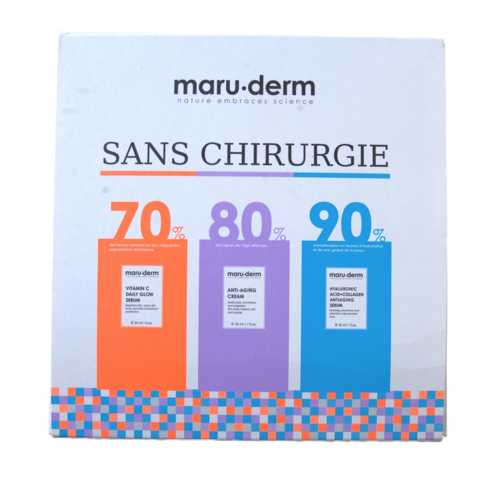 img_7206 Maruderm "Sans Chirurgie" Anti-Aging & Brightening Skincare Set - Image 1