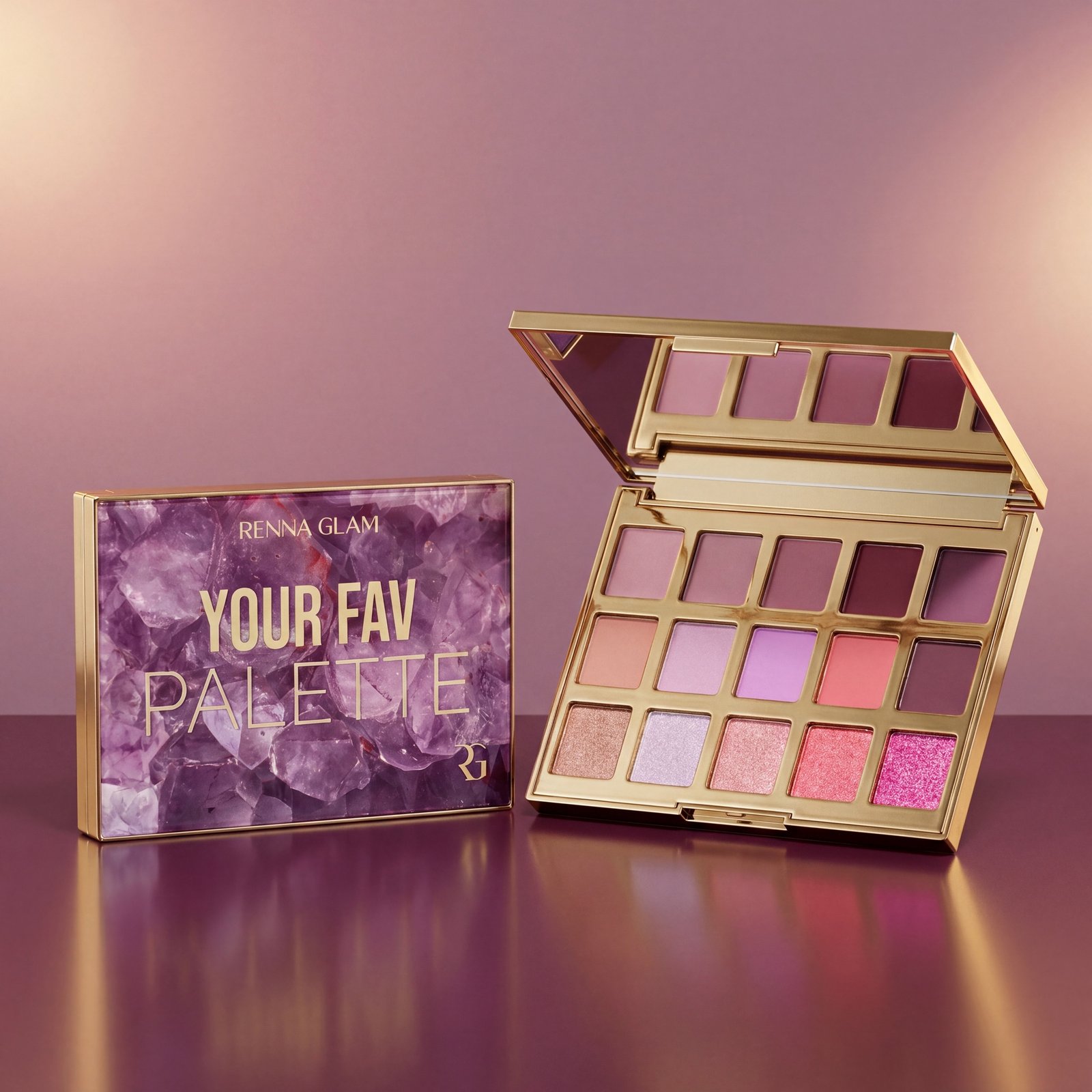 img_8557 Reena Glam Rose Muse - Eyeshadow Palette - Image 1
