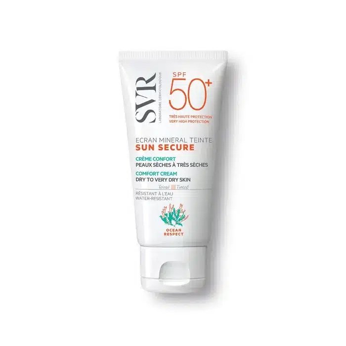 img_9040 SVR Sun Secure Écran Minéral Teinté SPF50+ Comfort Cream (50ml) - Image 1