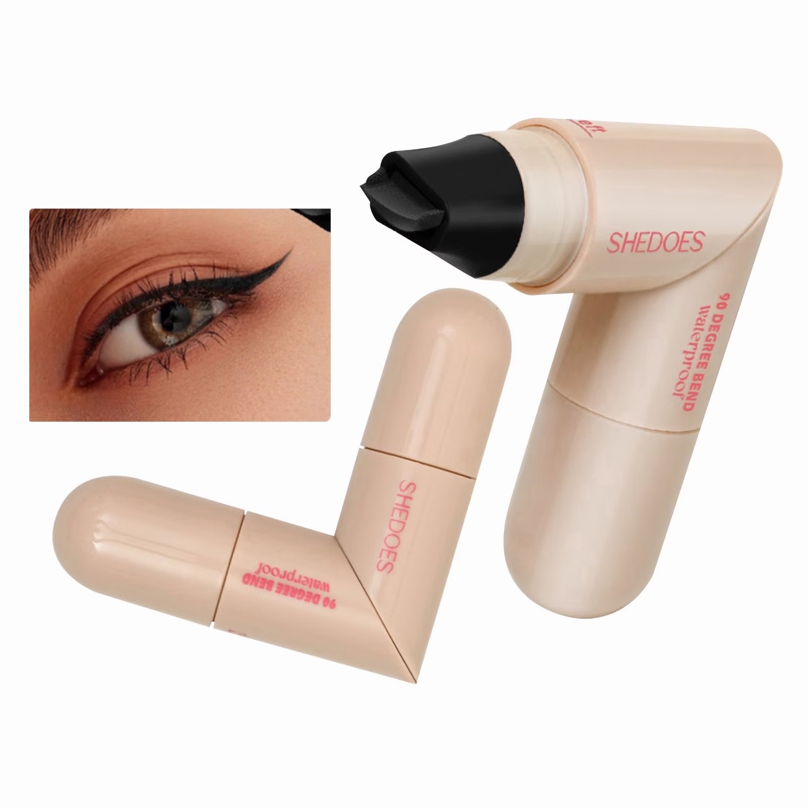 941452d9-5a28-4405-9e03-49a3340cc407 SHEDOES 90 Degree Bend Waterproof Eyeliner Stamp - Image 1